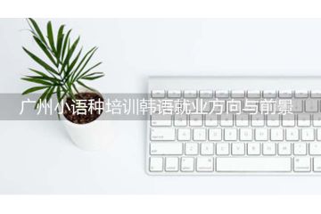 廣州小語種培訓韓語就業(yè)方向與前景