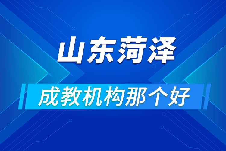 山東省菏澤成考教育機構哪個好