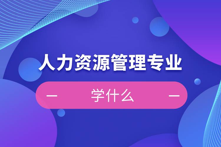 人力資源管理專業(yè)學什么